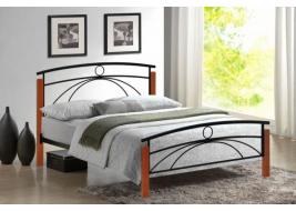 Wooden and metal bed 1